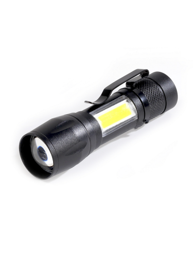 Фонарь ручной аккумуляторный Smartbuy CREE XML T6 10Вт черный  картинка 